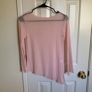 舞之恋纱衣 Women Chinese Classical Dance Gauze / Sheer Mesh Top, Pink, Size M